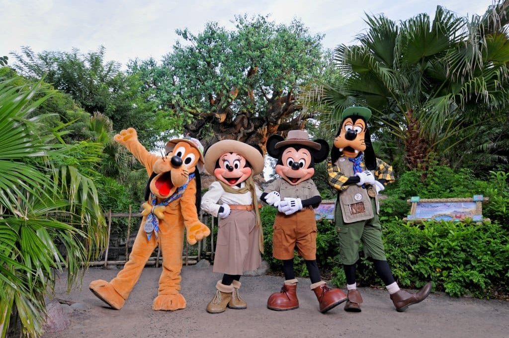 Mickey e amigos no Animal kingdom