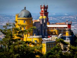 Vista de Palácio em Sintra