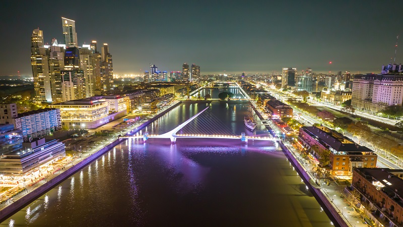 Puerto Madero à noite