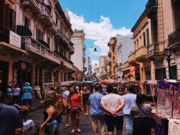 Feira em Buenos Aires