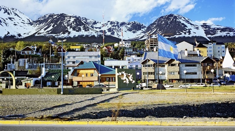 Rua de Ushuaia na Argentina Rua de Ushuaia na Argentina