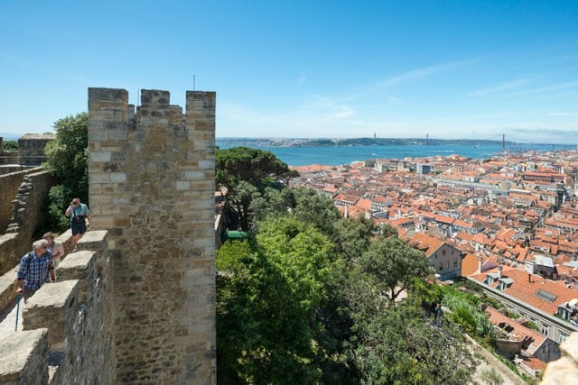 Vista do Castelo de São Jorge