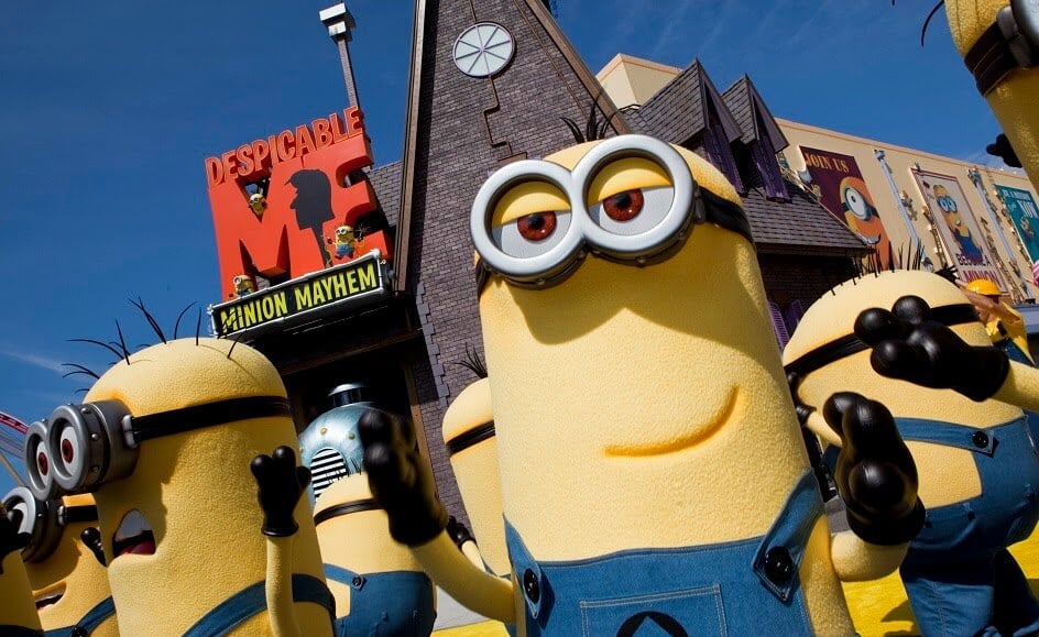 Despicable Me Minion Mayhem no Universal Studios em Orlando