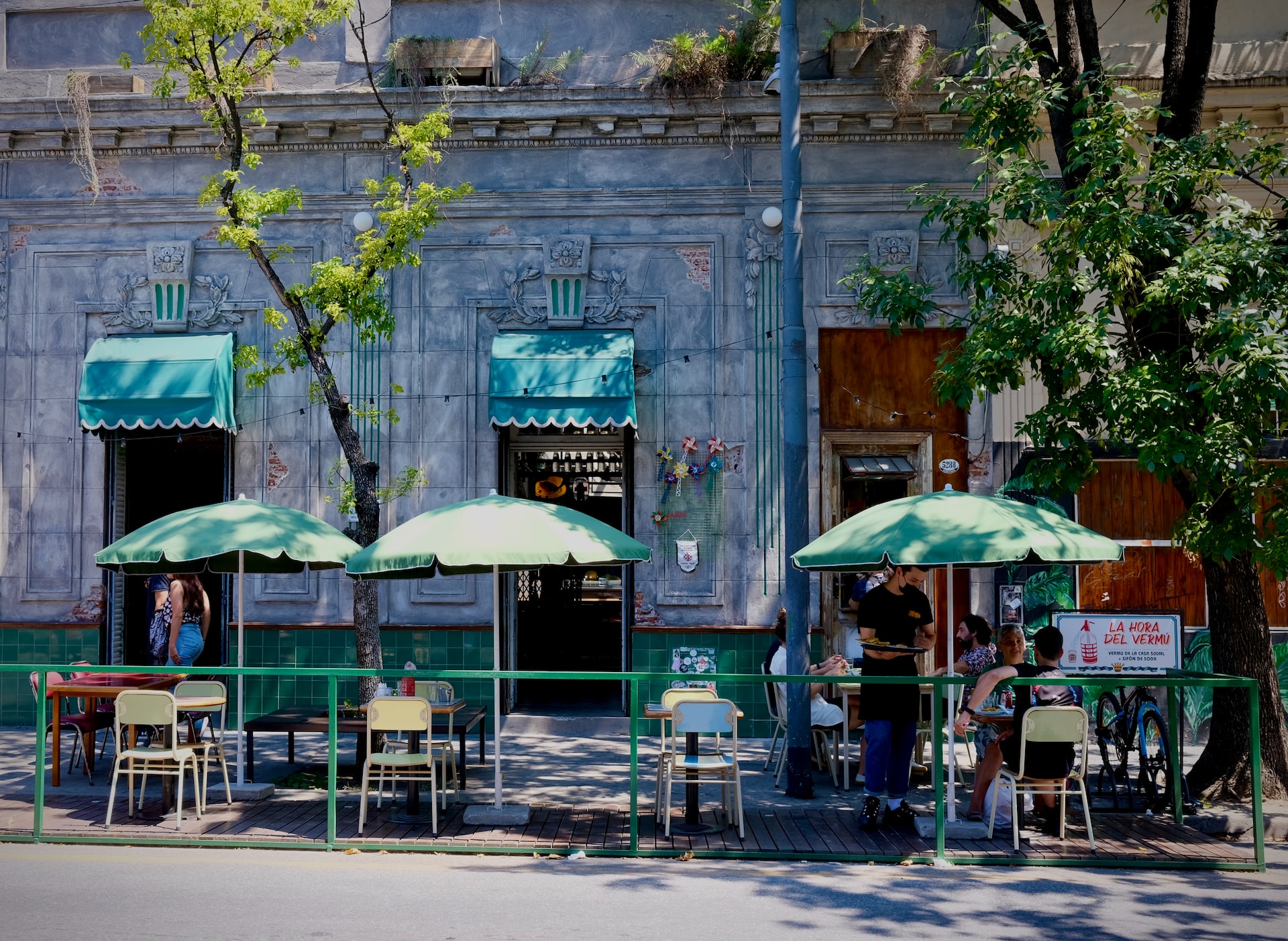 Street cafe em Palermo 