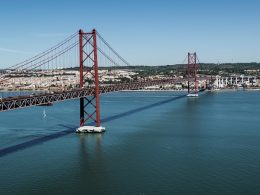 Rio Tejo em Lisboa