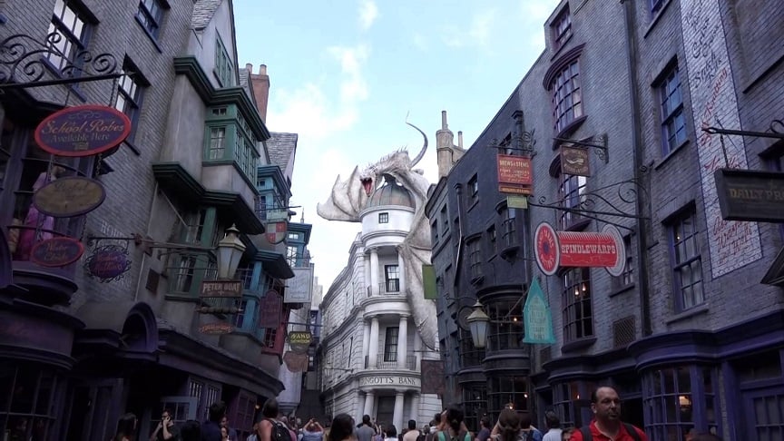 Beco Diagonal do Harry Potter no Universal Studios