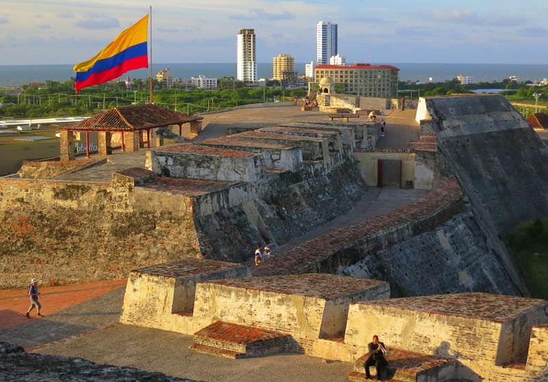 Castelo San Felipe de Barajas em Cartagena