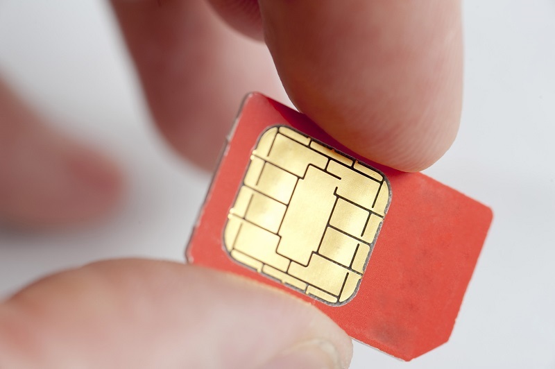 Imagem do chip de celular