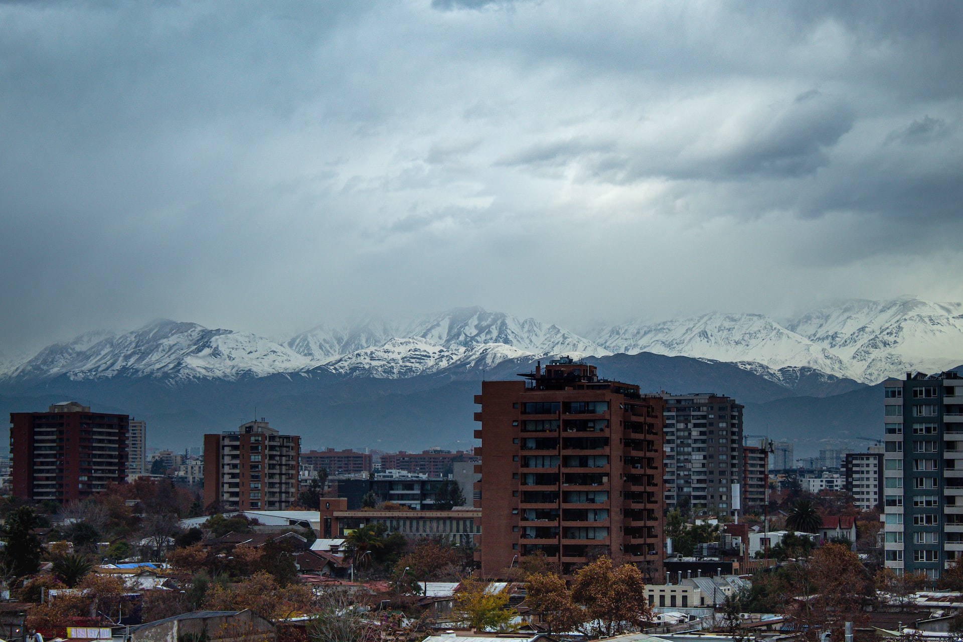 Santiago no inverno
