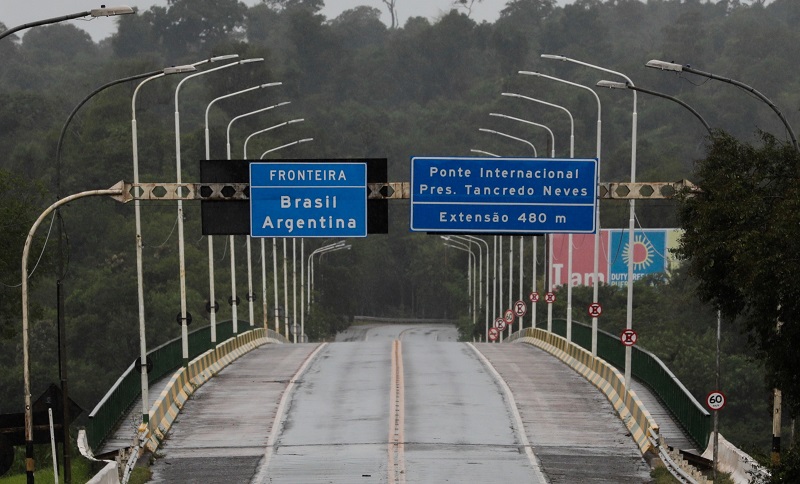 Fronteira Brasil e Argentina