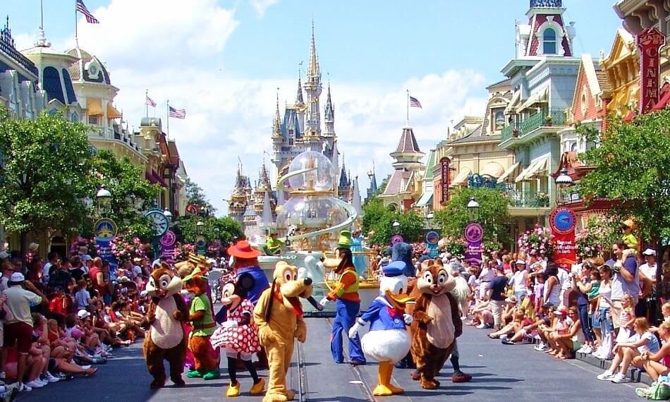 Desfile no Magic Kingdom da Disney Orlando
