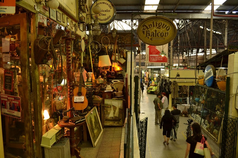 Mercado de Pulgas em Buenos Aires