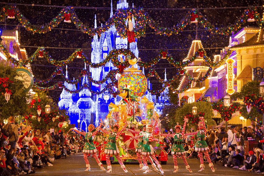 Desfile de Natal na Disney Orlando
