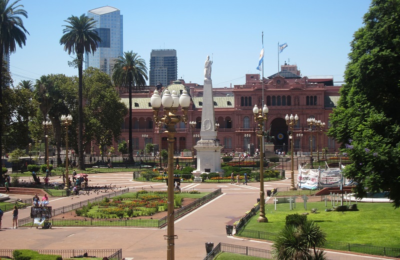Plaza de Mayo em Buenos Aires na Argentina