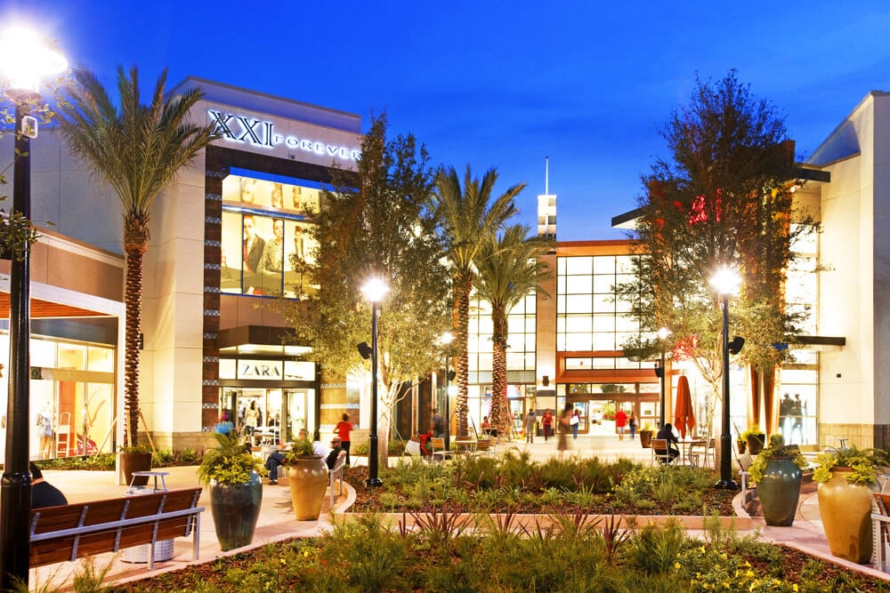 Área do Flórida Mall em Orlando
