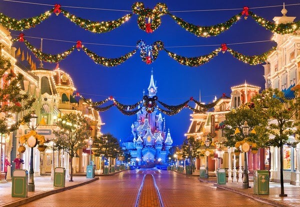 Natal na Disneyland em Paris