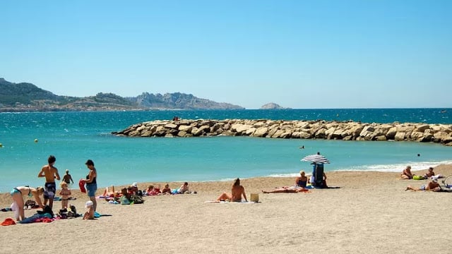 praia Plages du Prado