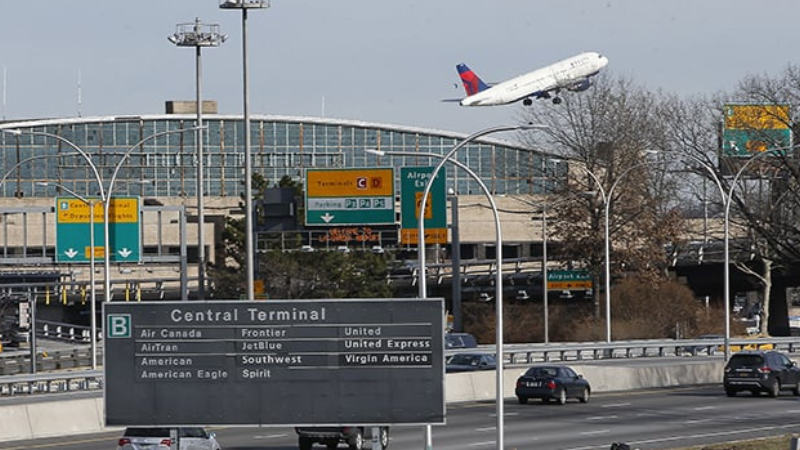 Todos os aeroportos de Nova York