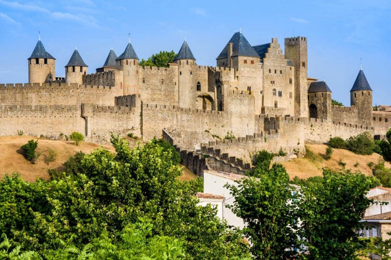 Vista do Castelo de Carcassonne