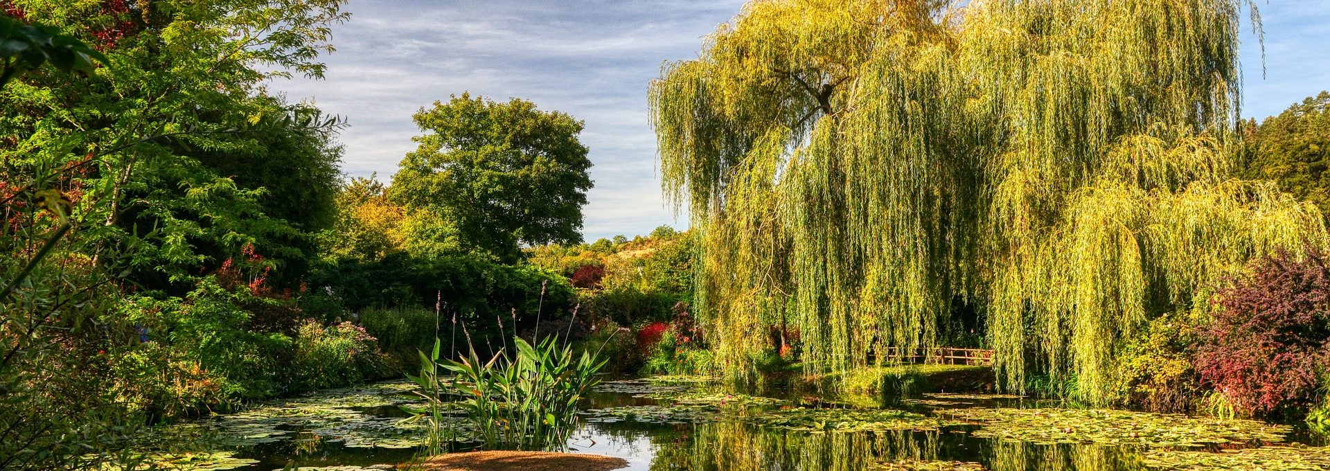Jardim em Giverny na França