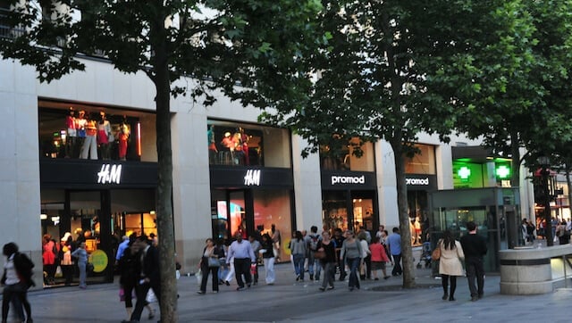 Loja H&M em Paris