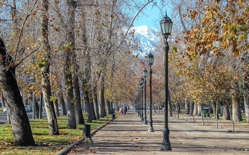 Outono em Santiago