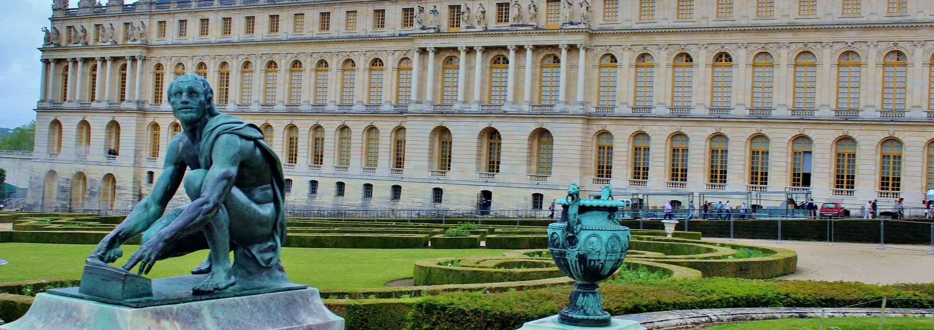 Vista do Palácio de Versalhes