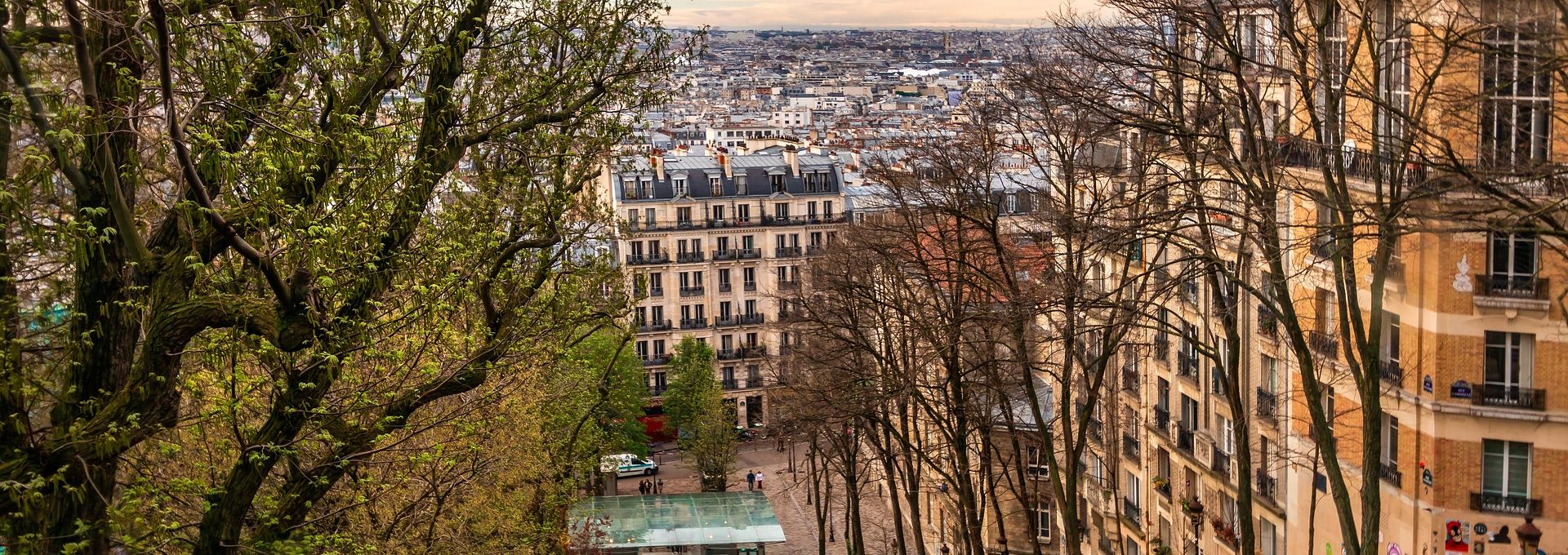 Vista do bairro Montmartre em Paris