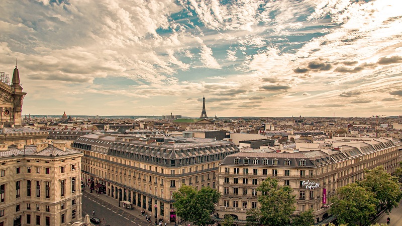 Vista da cidade de Paris