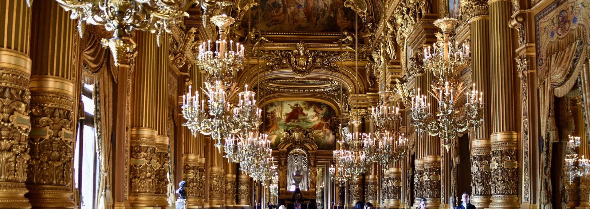 Interior da ópera Palais Garnier