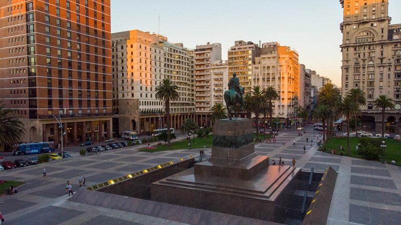 Plaza Independencia para ir em Montevidéu