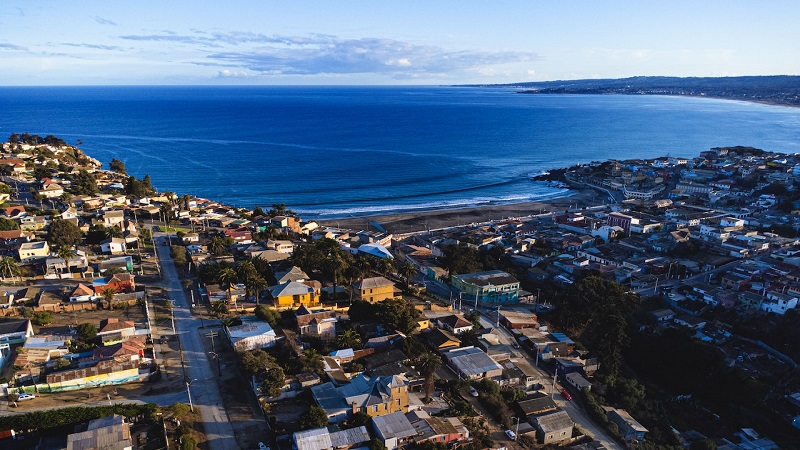 Vista ampla da cidade de Valparaíso