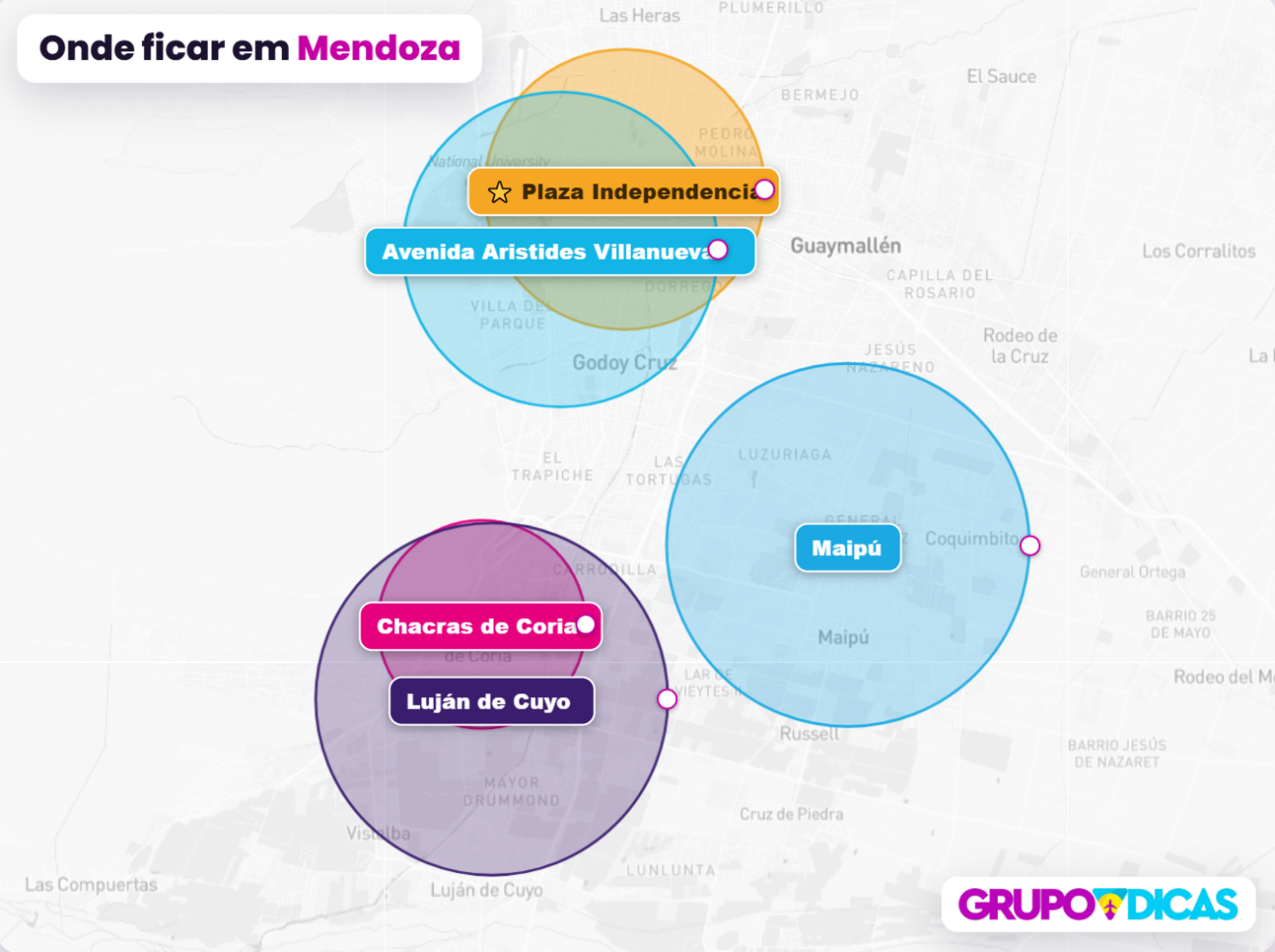 Mapa de Mendoza Mapa de Mendoza