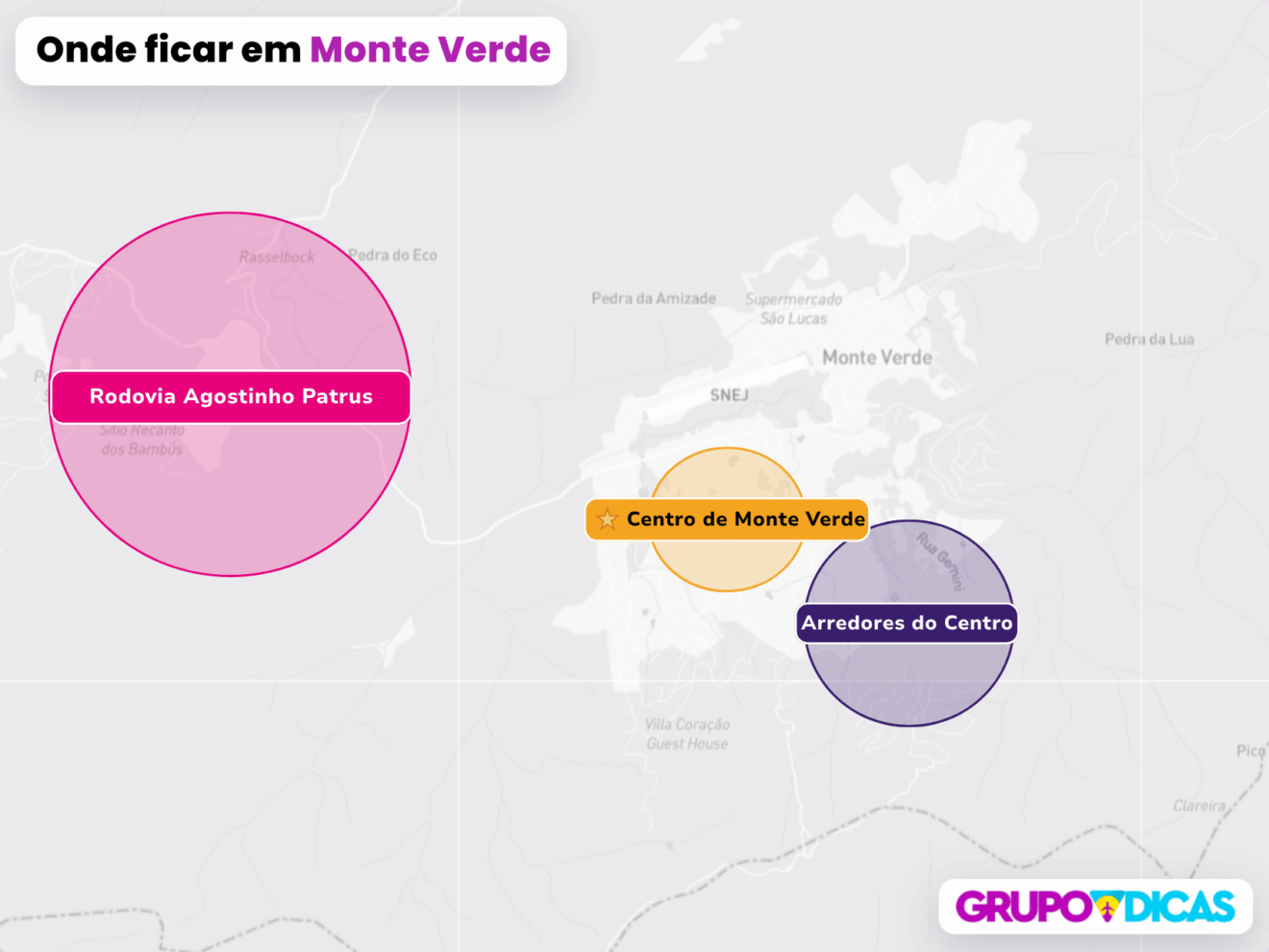 Mapa de Monte Verde Mapa de Monte Verde