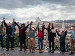 Roma com crianças