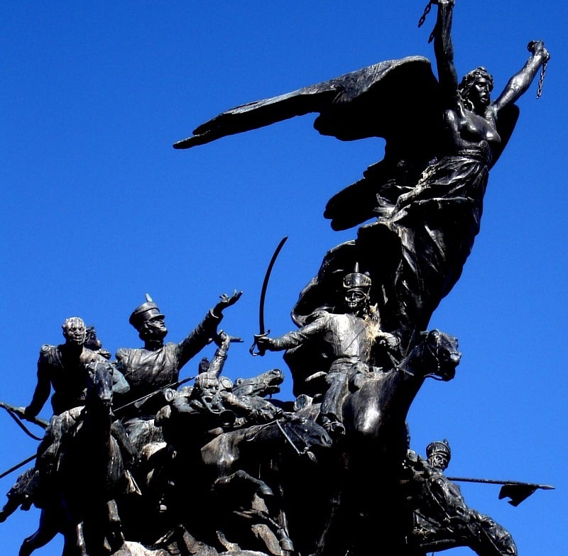 Monumento ao Ejército de los Andes no Cerro de la Gloria Mendoza Monumento ao Ejército de los Andes no Cerro de la Gloria Mendoza