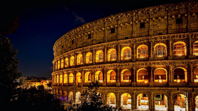 Vida noturna em Roma