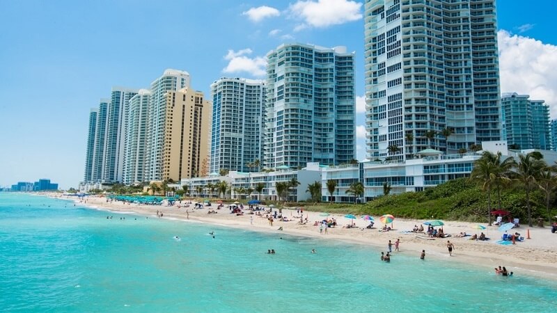 Hotel em Miami na beira da praia
