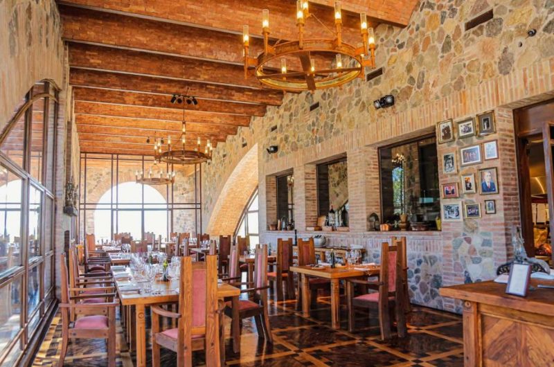 Interior da Bodega: restaurante Catena Zapata na Bodega
