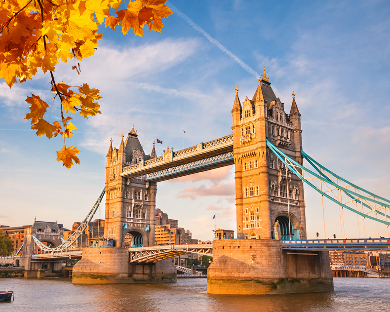 Ponte de Londres no Outono