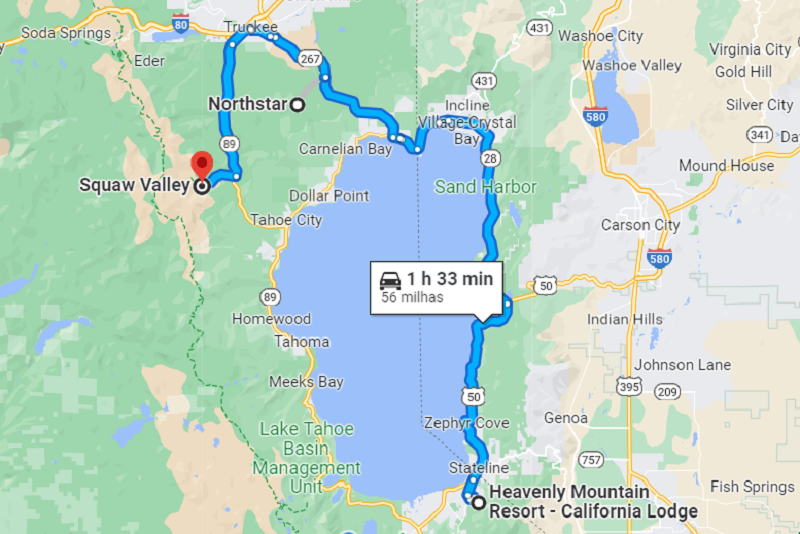 Região Lake Tahoe