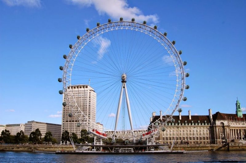 Vista da London Eye em Londres