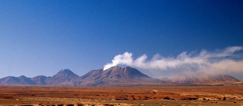 Vista do Vulcão Lascar