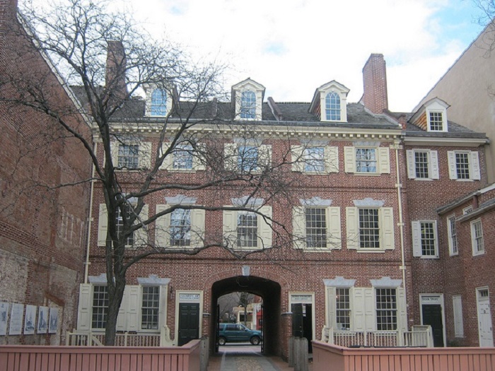 Vista externa do Benjamim Franklin House