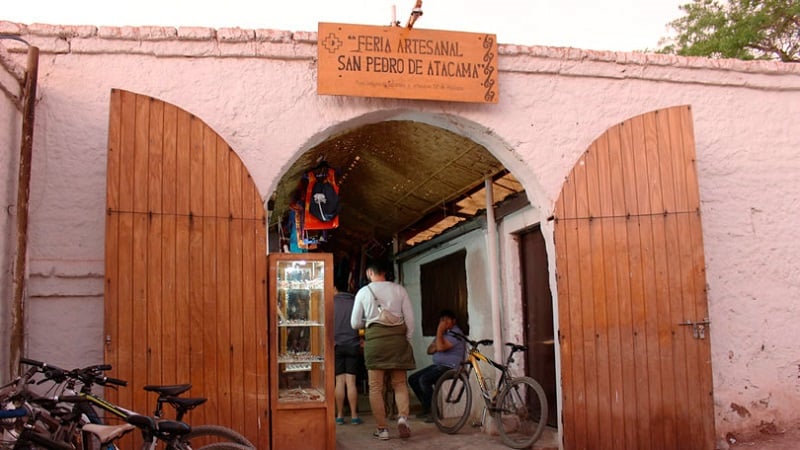 Feira artesanato Vila Artesãos em San Pedro Atacama