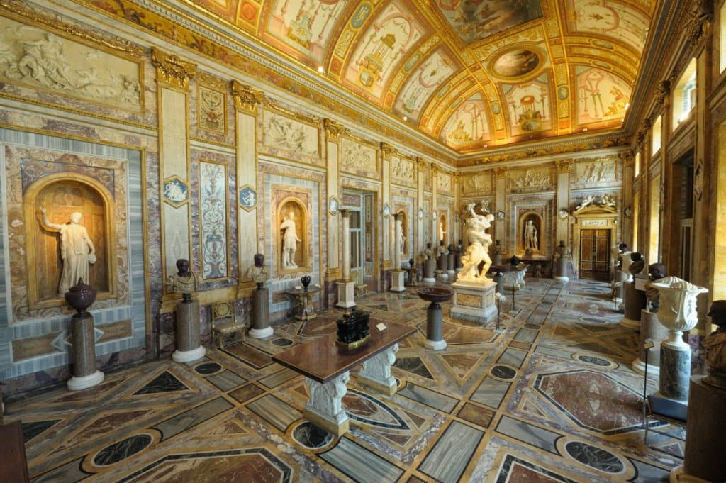 Interior da Galleria Borghese em Roma