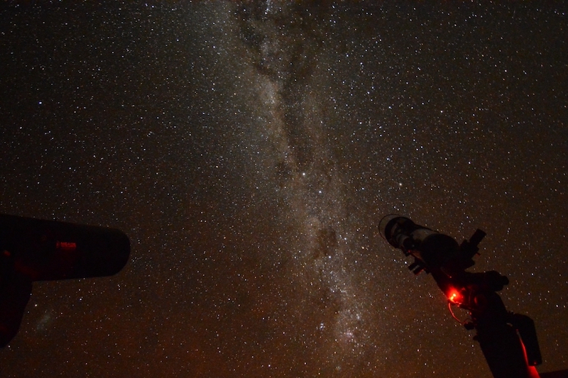 Céu em San Pedro Atacama no tour astronômico