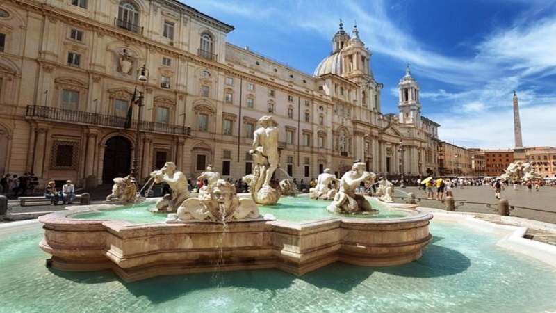 Praça Piazza Navona em Roma