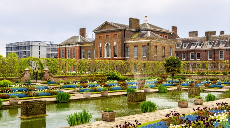 Vista externa do Palácio de Kensington