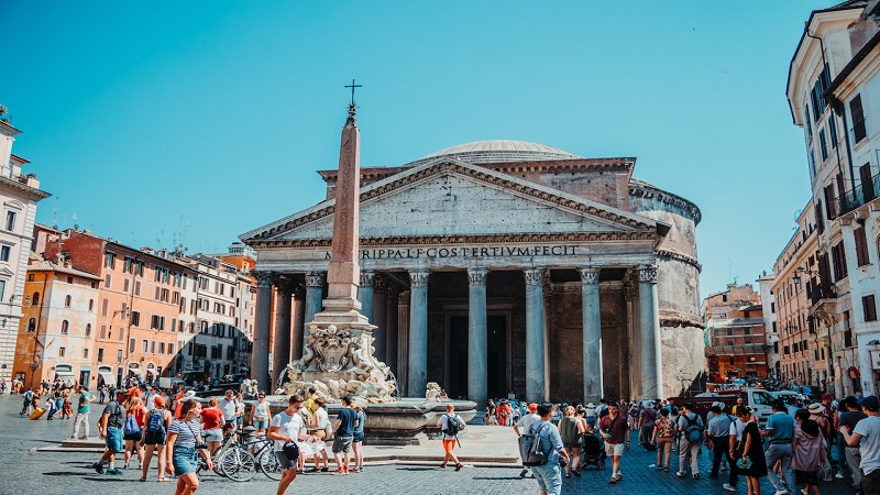 Visita ao Panteão de Roma